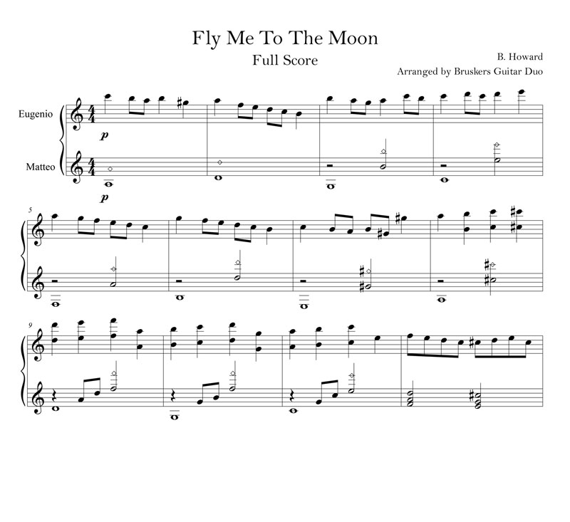Angelie fly to the moon. Fly to the Moon Ноты. Fly me to the Moon табы для гитары. Fly me to the Moon Ноты. Ноты на пианино Fly me to the Moon.