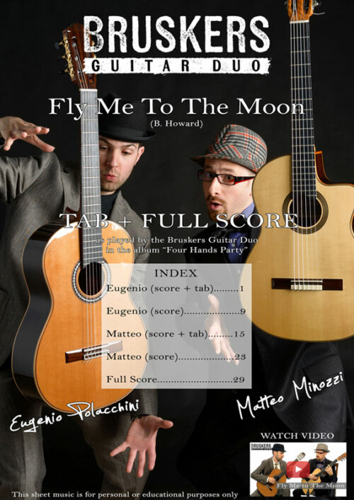 Fly Me To The Moon by Bruskers Guitar Duo