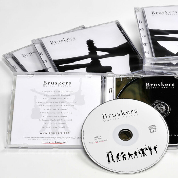 Guitar Sketch CD by Bruskers Guitar Duo