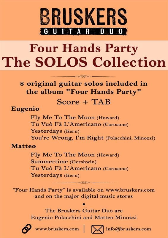The SOLOS Guitar collection by Bruskers Guitar Duo