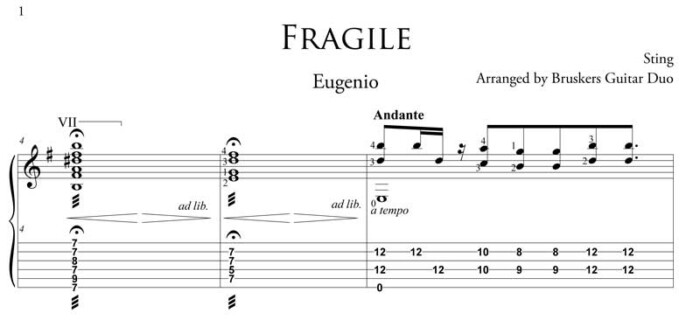 Fragile-fragment-Bruskers Guitar Duo