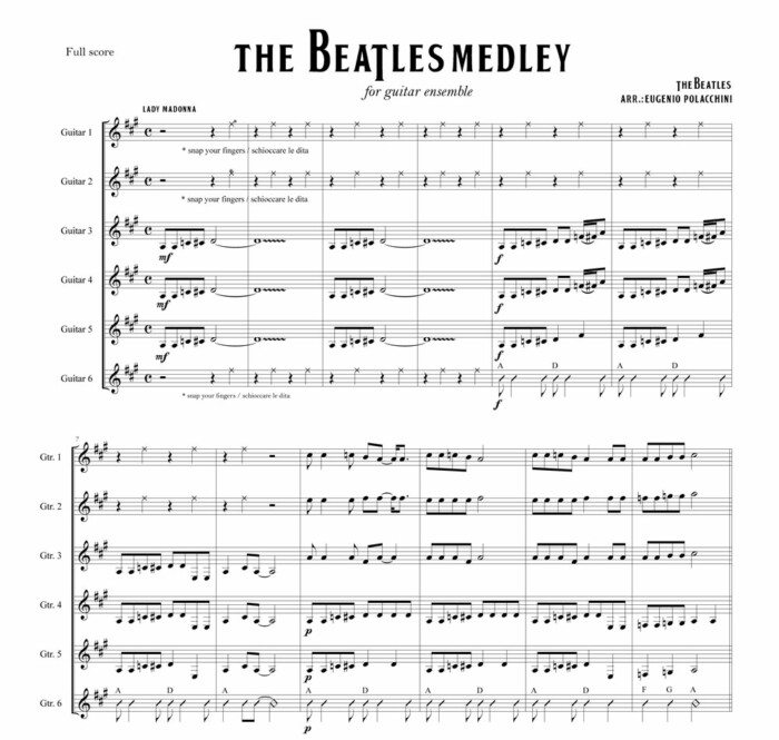The Beatles Medley - example 03