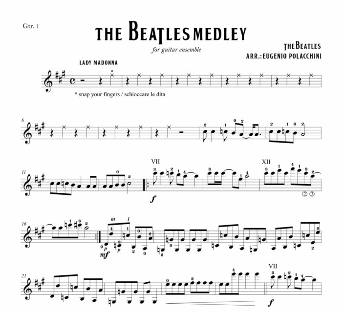 The Beatles Medley - example 02